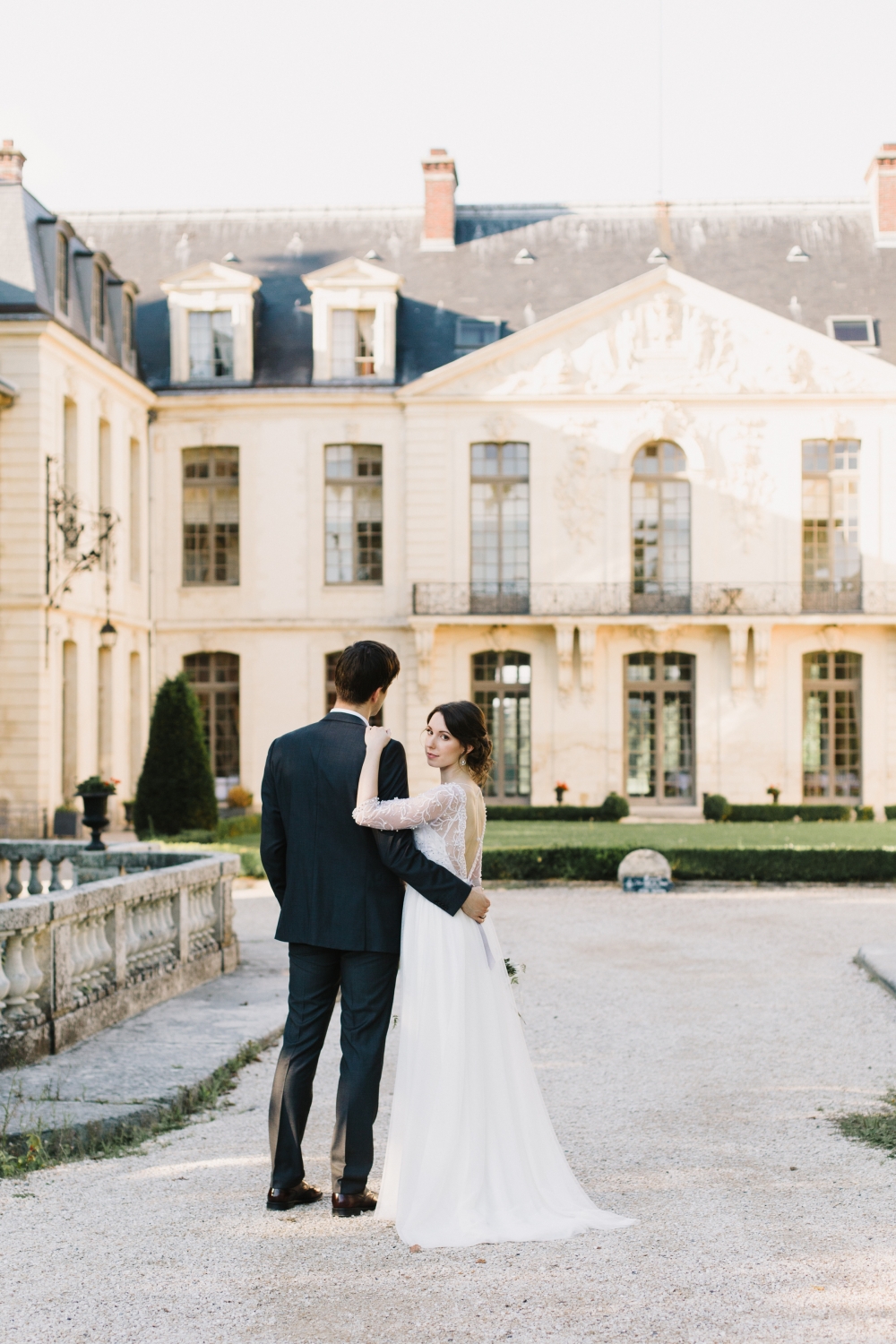 Свадебная церемония для двоих в замке Франции